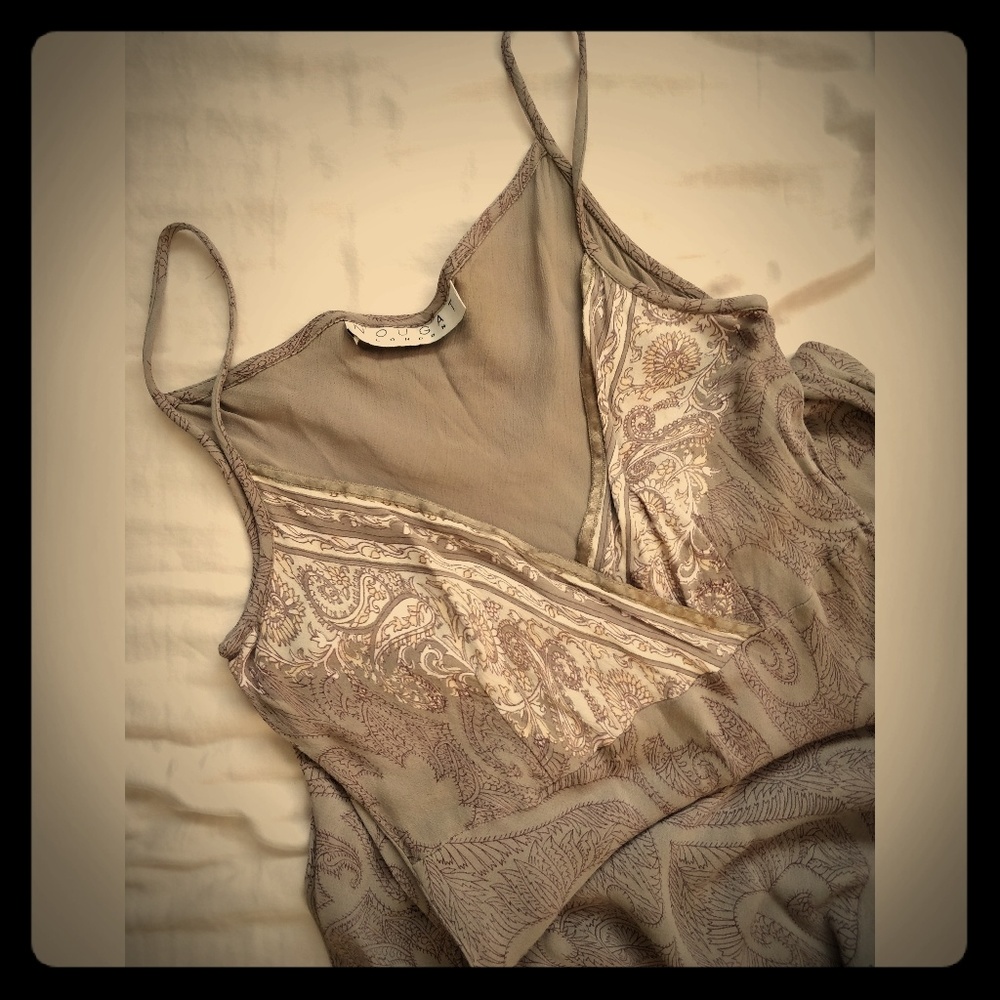 Nougat London slip dress